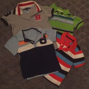 Lot of 4 Tommy Hilfiger Boys 4T Polo Shirts